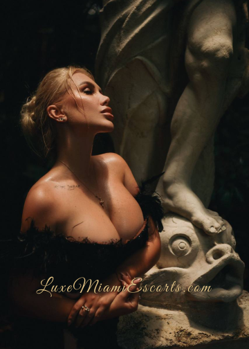 Professional photo of busty Miami escort Oksana